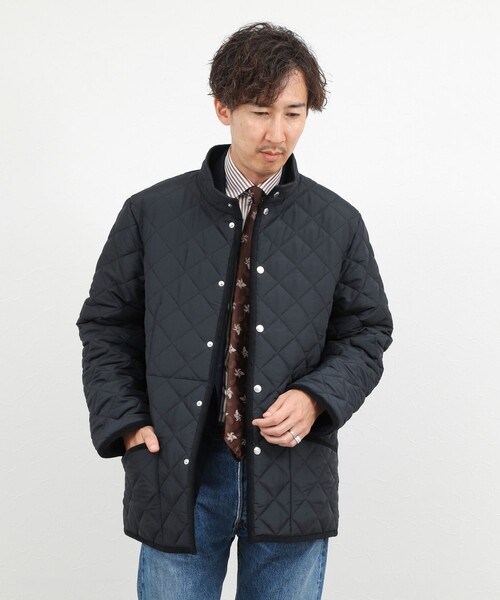 Traditional Weatherwear（トラディショナルウェザーウェア）の「【Traditional Weatherwear】別注 WAVERLY STAND スタンドカラーキルティングジャケット 26AW（ブルゾン・メンズ・ブラック/ブラウン/ネイビー・36/42/38/40/44）」の17枚目の写真