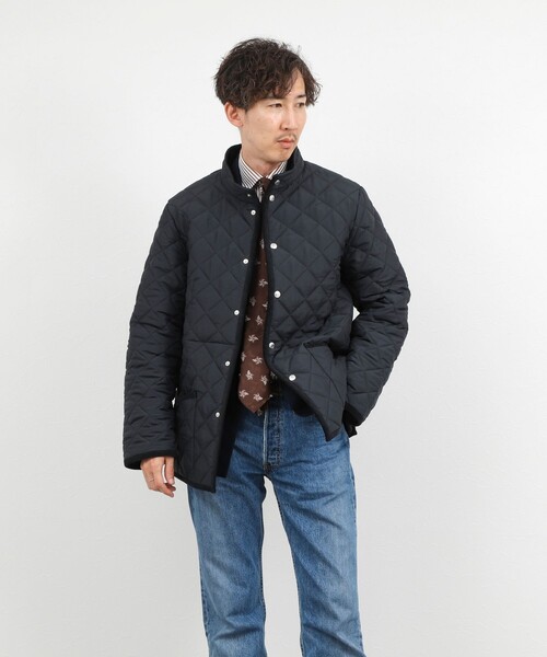 Traditional Weatherwear（トラディショナルウェザーウェア）の「【Traditional Weatherwear】別注 WAVERLY STAND スタンドカラーキルティングジャケット 26AW（ブルゾン・メンズ・ブラック/ブラウン/ネイビー・36/42/38/40/44）」の8枚目の写真