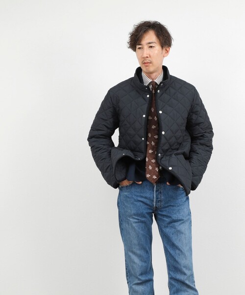 Traditional Weatherwear（トラディショナルウェザーウェア）の「【Traditional Weatherwear】別注 WAVERLY STAND スタンドカラーキルティングジャケット 26AW（ブルゾン・メンズ・ブラック/ブラウン/ネイビー・36/42/38/40/44）」の9枚目の写真