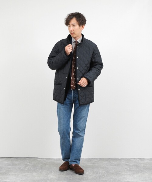 Traditional Weatherwear（トラディショナルウェザーウェア）の「【Traditional Weatherwear】別注 WAVERLY STAND スタンドカラーキルティングジャケット 26AW（ブルゾン・メンズ・ブラック/ブラウン/ネイビー・36/42/38/40/44）」の10枚目の写真