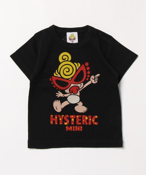 HYSTERIC MINI（ヒステリックミニ）の「MINI WITH BOB&MARIE 半袖Tシャツ（Tシャツ/カットソー・キッズ・ホワイト/ブラック/マルチ・80/90）」の2枚目の写真