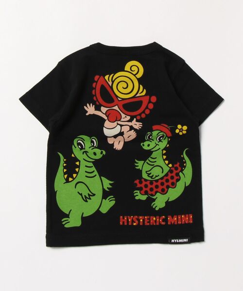 HYSTERIC MINI（ヒステリックミニ）の「MINI WITH BOB&MARIE 半袖Tシャツ（Tシャツ/カットソー・キッズ・ホワイト/ブラック/マルチ・80/90）」の4枚目の写真