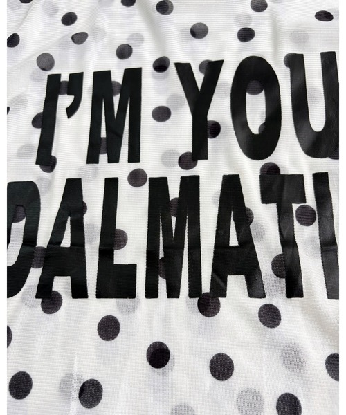 inst.ALL(インストール)の「ドット柄ロゴプリントシアーTシャツ(Tシャツ/カットソー・レディース・ブラック/ホワイト・M)」の9枚目の写真
