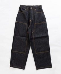 SVEC（シュベック）の「Rigid Double Knee Pants / Vステッチリジットデニムパンツ / 6305048（デニムパンツ）」