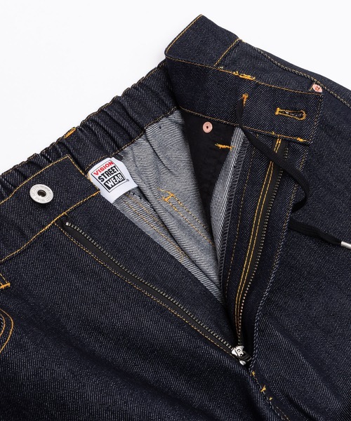 VISION STREET WEAR（ヴィジョンストリートウェア）の「Rigid Double Knee Pants / Vステッチリジットデニムパンツ / 6305048（デニムパンツ・メンズ・ブラック/ネイビー・L/LL/M）」の7枚目の写真