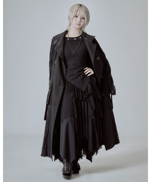 AdaNous（アダナス）の「『AdaNous/アダナス』チーフ付きワイドアームシャツ（シャツ/ブラウス・レディース・ブラック/ホワイト・M/S）」の14枚目の写真