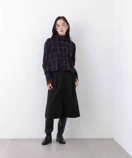 N.(N. Natural Beauty Basic)(エヌエヌナチュラルビューティーベーシック)の「ミディ丈パンツ(その他パンツ・レディース・オフホワイト/ブラック・フリ-)」の7枚目の写真