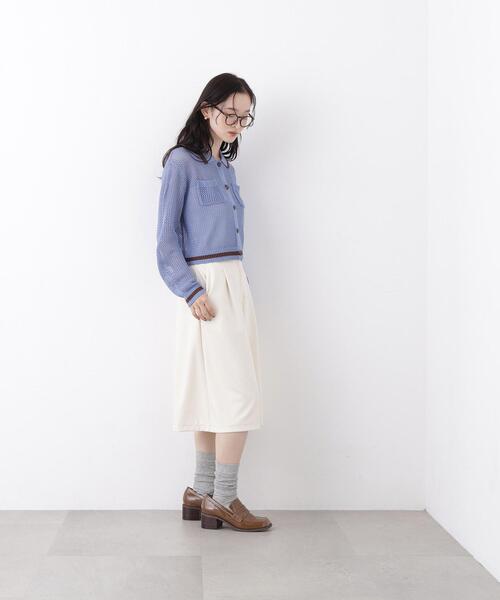 N.(N. Natural Beauty Basic)(エヌエヌナチュラルビューティーベーシック)の「ミディ丈パンツ(その他パンツ・レディース・オフホワイト/ブラック・フリ-)」の13枚目の写真
