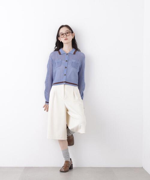 N.(N. Natural Beauty Basic)(エヌエヌナチュラルビューティーベーシック)の「ミディ丈パンツ(その他パンツ・レディース・オフホワイト/ブラック・フリ-)」の14枚目の写真