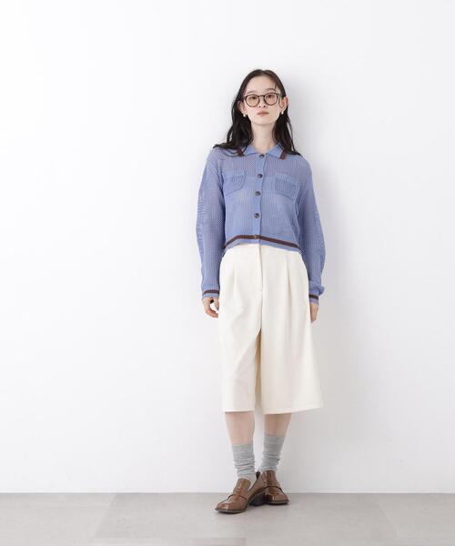 N.(N. Natural Beauty Basic)(エヌエヌナチュラルビューティーベーシック)の「ミディ丈パンツ(その他パンツ・レディース・オフホワイト/ブラック・フリ-)」の16枚目の写真