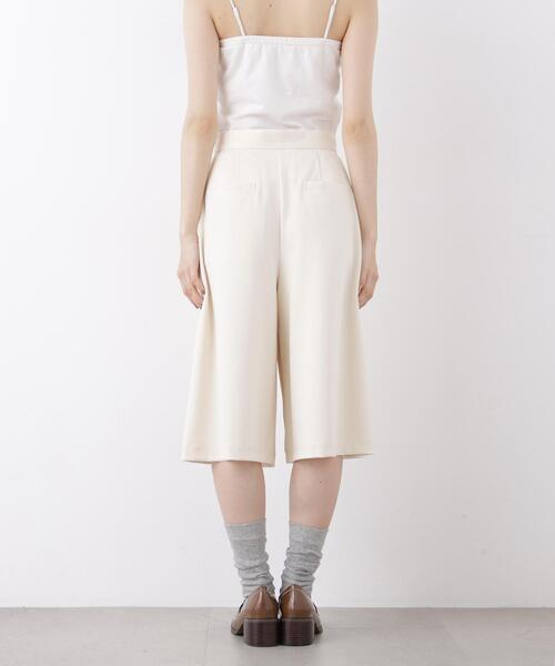 N.(N. Natural Beauty Basic)(エヌエヌナチュラルビューティーベーシック)の「ミディ丈パンツ(その他パンツ・レディース・オフホワイト/ブラック・フリ-)」の21枚目の写真