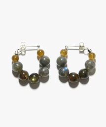 ARTIDA OUD | [ancient] ラブラドライト ボール シルバー ピアス(ピアス（両耳用）)