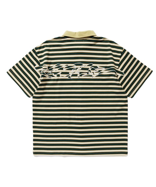 XLARGE(エクストララージ)の「HALF ZIP KNIT SHIRT(Tシャツ/カットソー・メンズ・ベージュ/ブラック・S/XL/L/M)」の3枚目の写真