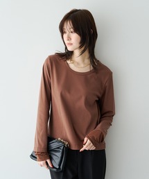 袖口レイヤードロンTee