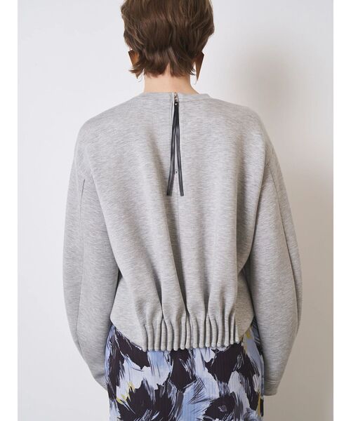 ELENDEEK(エレンディーク)の「TUCK HEM CROPPED CS(Tシャツ/カットソー・レディース・ブラック/グレー/オフホワイト・FREE)」の10枚目の写真