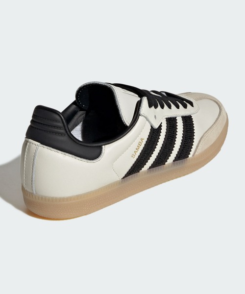adidas(アディダス)の「サンバ OG / Samba OG / アディダスオリジナルス adidas Originals(スニーカー・レディース・ホワイト×ブラック・26.5cm/27.0cm/27.5cm/28.0cm/28.5cm/29.0cm/23.5cm/24.0cm/24.5cm/25.0cm/25.5cm/26.0cm/22.0cm/22.5cm/23.0cm)」の4枚目の写真