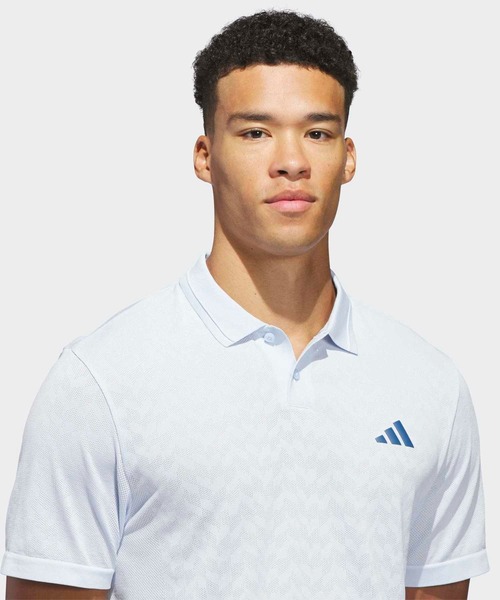 adidas(アディダス)の「アルティメット365ツアー シームレス ポロシャツ【adidas Golf/アディダスゴルフ】(ポロシャツ・メンズ・ブルー系その他・XX-LARGE/LARGE/MEDIUM/SMALL/X-LARGE/X-SMALL)」の3枚目の写真