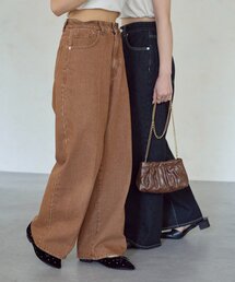 Thevon | 【Yuna企画】ハイウエストストレートデニムパンツ(デニムパンツ)