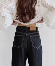 Thevon | 【Yuna企画】ハイウエストストレートデニムパンツ(デニムパンツ)