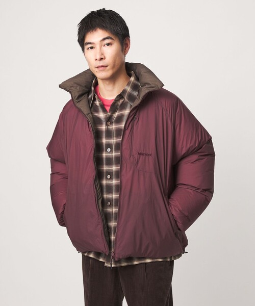 MARMOT(マーモット)の「【別注】<Marmot>750 Fill Power リバーシブル ダウン ジャケット(ダウンジャケット/コート・メンズ・ブラック/ワインレッド・M/L/XL)」の12枚目の写真