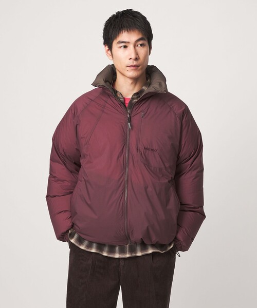 MARMOT(マーモット)の「【別注】<Marmot>750 Fill Power リバーシブル ダウン ジャケット(ダウンジャケット/コート・メンズ・ブラック/ワインレッド・M/L/XL)」の14枚目の写真