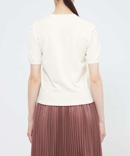 EPOCA（エポカ）の「レースニット プルオーバー（Tシャツ/カットソー・レディース・オフホワイト/ネイビー・40）」の10枚目の写真