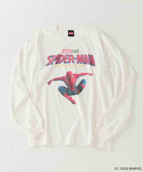 Spiderman別注 граффити Long T (ロンT)