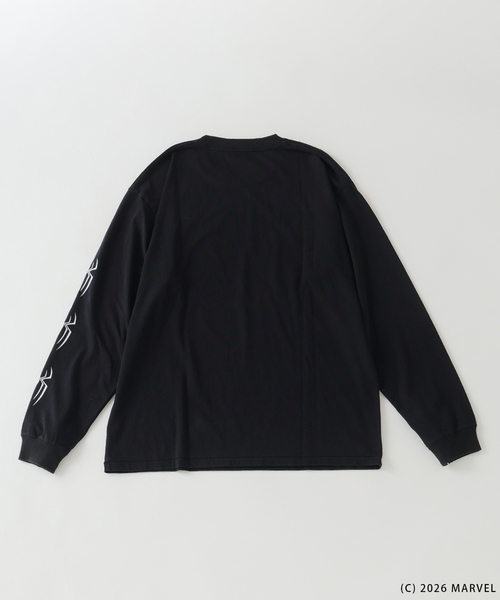 MARVEL(マーベル)の「スパイダーマン 別注 グラフィック ロンT(Tシャツ/カットソー・メンズ・ホワイト/ブラック・LARGE/MEDIUM)」の6枚目の写真
