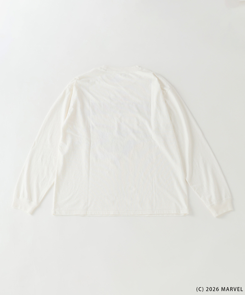 MARVEL(マーベル)の「スパイダーマン 別注 グラフィック ロンT(Tシャツ/カットソー・メンズ・ホワイト/ブラック・LARGE/MEDIUM)」の7枚目の写真