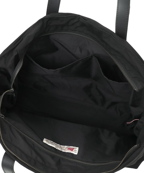 Manhattan Portage BLACK LABEL(マンハッタンポーテージ ブラックレーベル)の「SUFFOLK BAG MILLERAIN(トートバッグ・メンズ・ブラック/ブラウン・MEDIUM)」の9枚目の写真