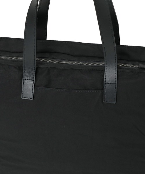 Manhattan Portage BLACK LABEL(マンハッタンポーテージ ブラックレーベル)の「SUFFOLK BAG MILLERAIN(トートバッグ・メンズ・ブラック/ブラウン・MEDIUM)」の10枚目の写真
