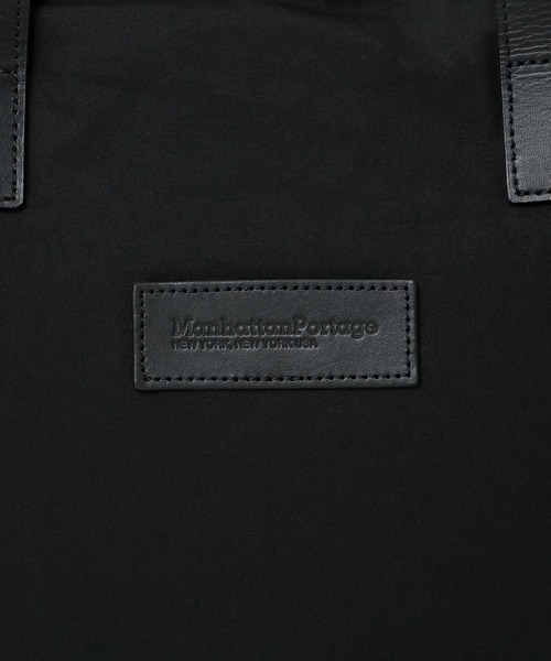 Manhattan Portage BLACK LABEL(マンハッタンポーテージ ブラックレーベル)の「SUFFOLK BAG MILLERAIN(トートバッグ・メンズ・ブラック/ブラウン・MEDIUM)」の11枚目の写真