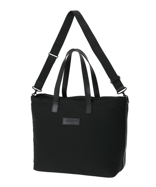 Manhattan Portage BLACK LABEL(マンハッタンポーテージ ブラックレーベル)の「SUFFOLK BAG MILLERAIN(トートバッグ・メンズ・ブラック/ブラウン・MEDIUM)」の13枚目の写真