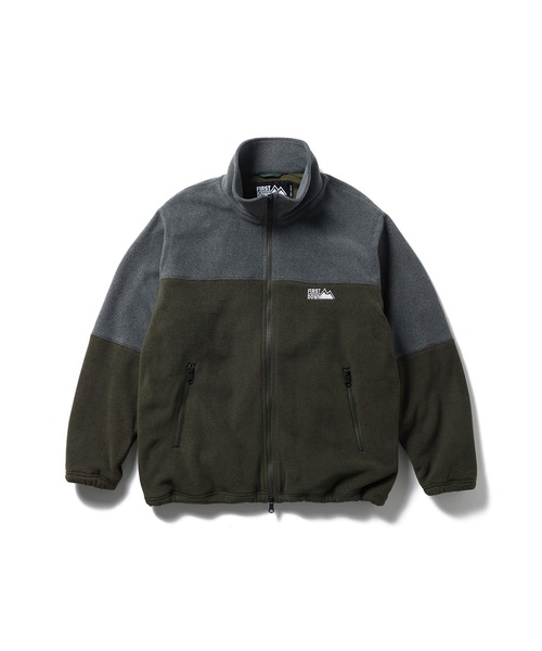 FIRST DOWN(ファーストダウン)の「デュオ ブロック フリース ジャケット(その他アウター・メンズ・カーキ/パープル・S/M/L/XL)」の10枚目の写真