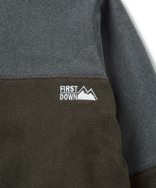 FIRST DOWN(ファーストダウン)の「デュオ ブロック フリース ジャケット(その他アウター・メンズ・カーキ/パープル・S/M/L/XL)」の16枚目の写真