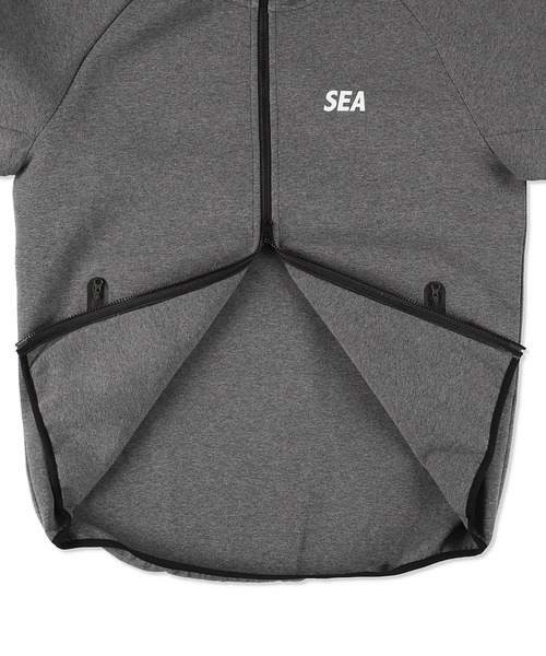 WIND AND SEA(ウィンダンシー)の「TECH SWEAT ZIP UP SWEATSHIRT(パーカー・メンズ・グレー/ネイビー/ブラック・X-LARGE/MEDIUM/SMALL/LARGE)」の18枚目の写真