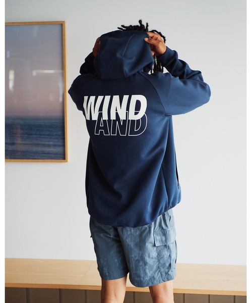 WIND AND SEA(ウィンダンシー)の「TECH SWEAT ZIP UP SWEATSHIRT(パーカー・メンズ・グレー/ネイビー/ブラック・X-LARGE/MEDIUM/SMALL/LARGE)」の8枚目の写真