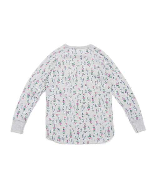 JEMORGAN(ジェーイーモーガン)の「【JEMORGAN LONG JOHNS】 CVCワッフル 花柄ラグランクルーネックパック入りロンT(JC090-59S)(Tシャツ/カットソー・レディース・ホワイト/トップグレー/ホワイト系1・フリー)」の12枚目の写真