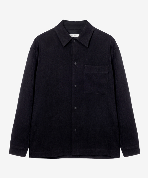 MINDBRIDGE（マインドブリッジ）の「[COUTURE] スエード セミオーバーサイズ シャツ型ジャケット - 2color（ライダースジャケット・メンズ・ブラック/ダークベージュ・100/110/95/105）」の17枚目の写真