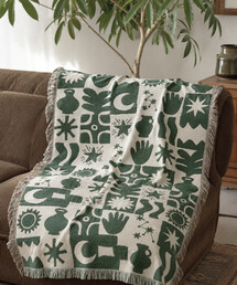 FREAK'S STORE（フリークスストア）の「JACQUARD HOME THROWKET フォークロア・ジャカード織 マルチスローケット（ブランケット）」