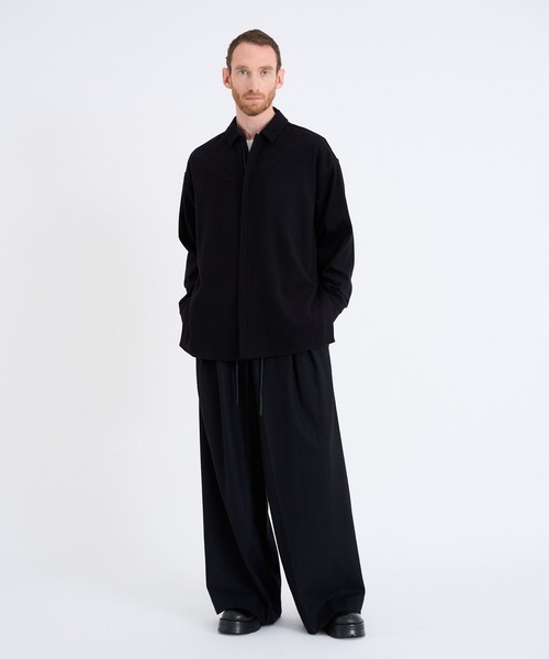 onegravity（ワングラビティ）の「onegravity / カシミヤ ジップシャツジャケット（シャツ/ブラウス・メンズ・ブラック・MEDIUM/LARGE）」の3枚目の写真