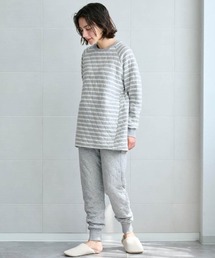 Hotcott（ホットコット）の「綿あったか・中わたキルトパジャマレディース【身生地綿100%】（ルームウェア/パジャマ）」
