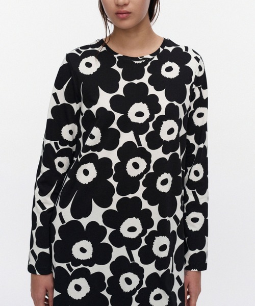 marimekko(マリメッコ)の「Kevat Unikko / Jersey tunic(チュニック・レディース・ブラック・X-LARGE/LARGE/MEDIUM/SMALL/X-SMALL)」の4枚目の写真