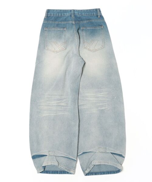 REBALANCE(リバランス)の「ワイドパンツ(デニムパンツ・レディース・A・SMALL/MEDIUM/LARGE)」の2枚目の写真