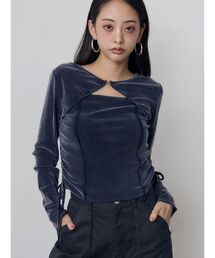 MURUA | シアーベロアホックトップス(Tシャツ/カットソー)
