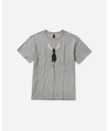 Pony print T-shirts / Melange gray
