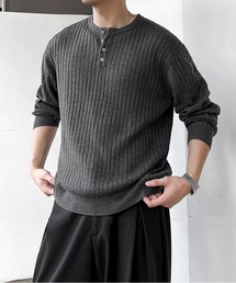JOHNNY WOLF（ジョニーウルフ）の「GUEL ヘンリー リブ編み ウォッシャブルニット（ニット/セーター）」