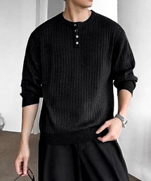 JOHNNY WOLF（ジョニーウルフ）の「GUEL ヘンリーネック プルオーバー リブ ニット（ニット/セーター）」