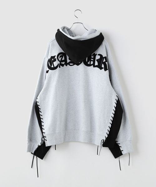 DISCOVERED(ディスカバード)の「PLEASURES x DISCOVERED DOUBLE LAYERED HOODIE(パーカー・メンズ・ブルー/ブラック/ピンク/ホワイト・FREE)」の6枚目の写真