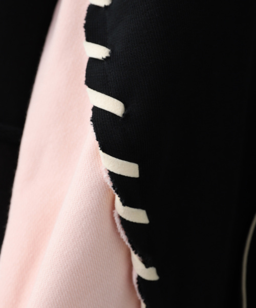 DISCOVERED(ディスカバード)の「PLEASURES x DISCOVERED DOUBLE LAYERED HOODIE(パーカー・メンズ・ブルー/ブラック/ピンク/ホワイト・FREE)」の9枚目の写真